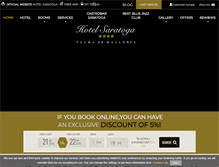 Tablet Screenshot of hotelsaratoga.com